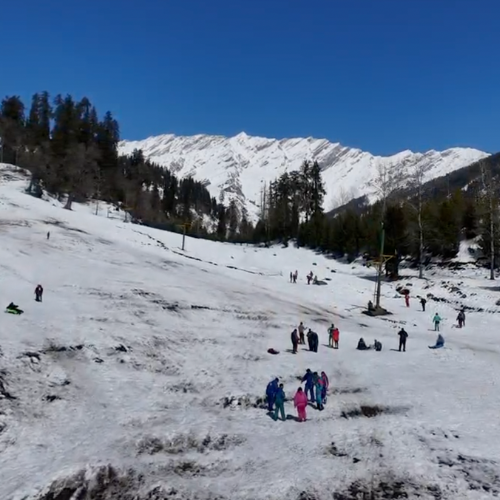 Manali Snow View